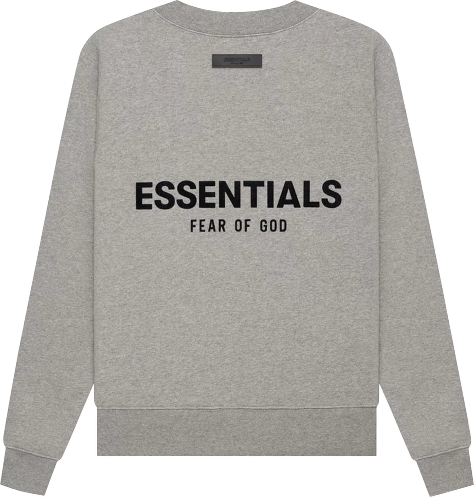 Fear of God Essentials Crewneck Dark Oatmeal SS22