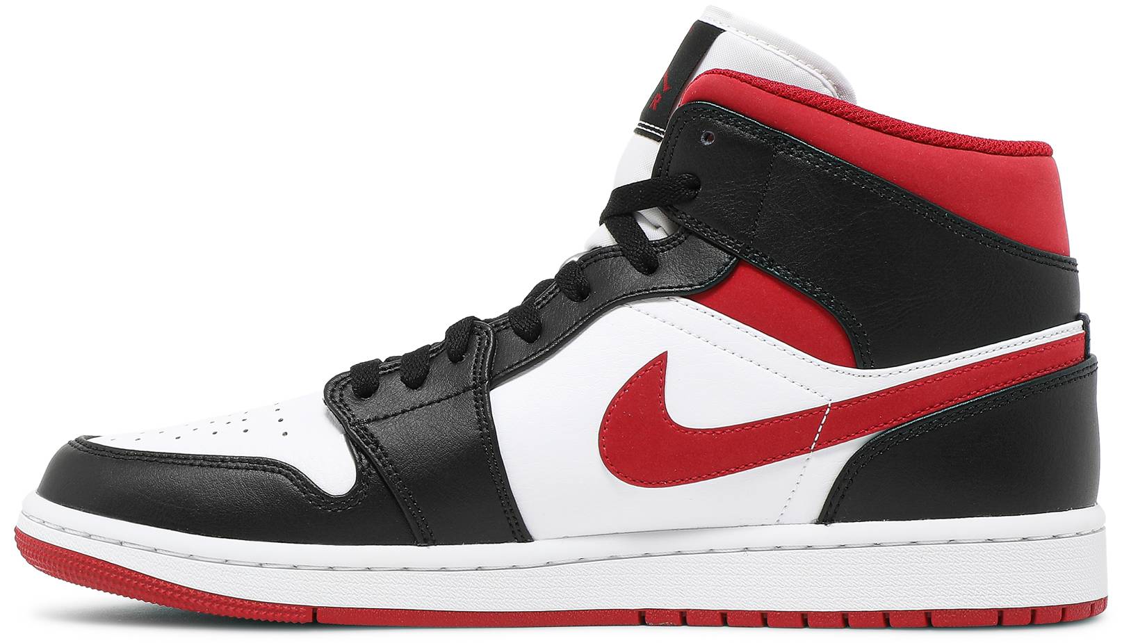 Men's US7.5 / Women's 9 Nike Air Jordan 1 Mid Gym Red Black White Men 554724-122