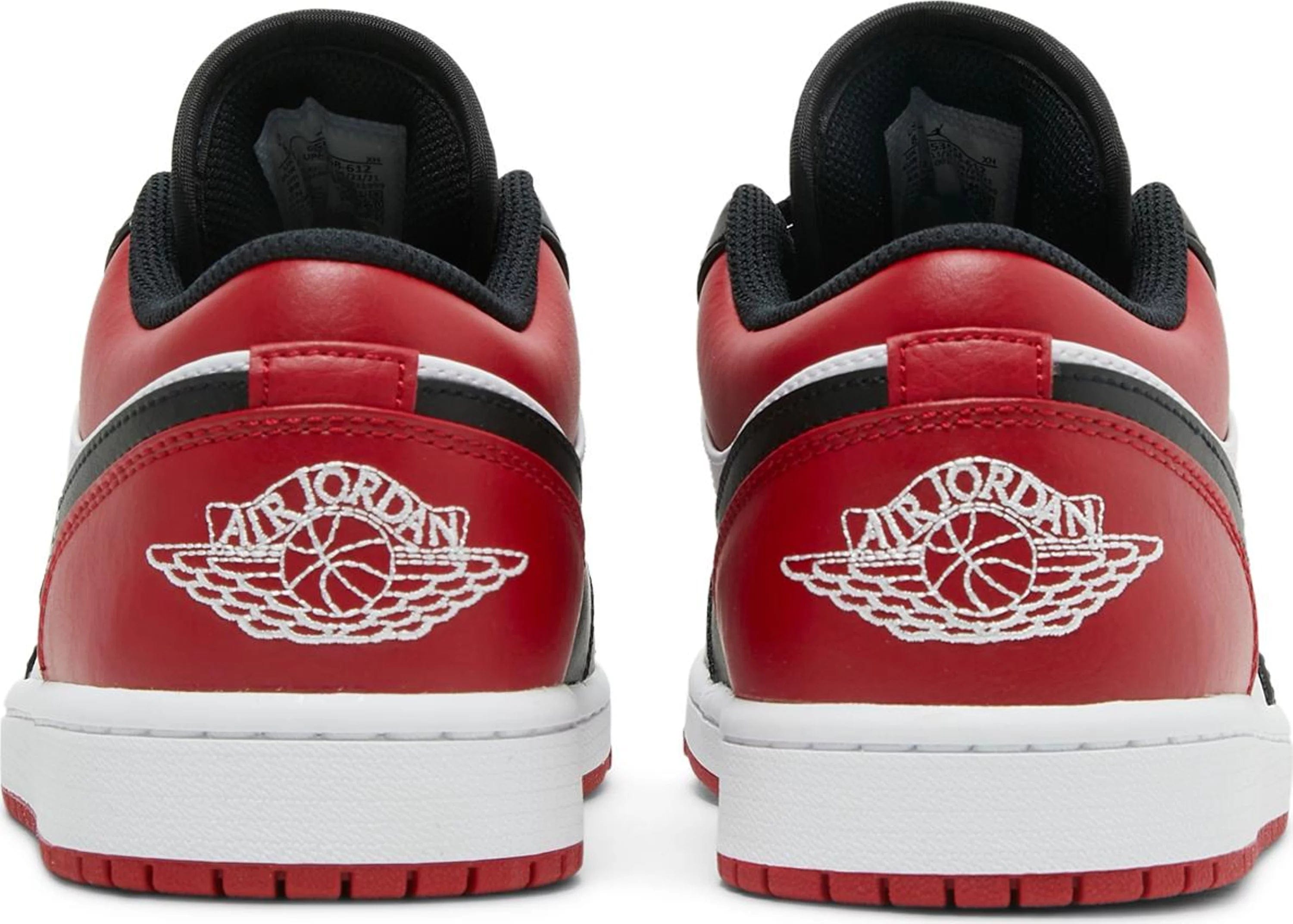 Nike Air Jordan 1 Low Bred Toe Men's