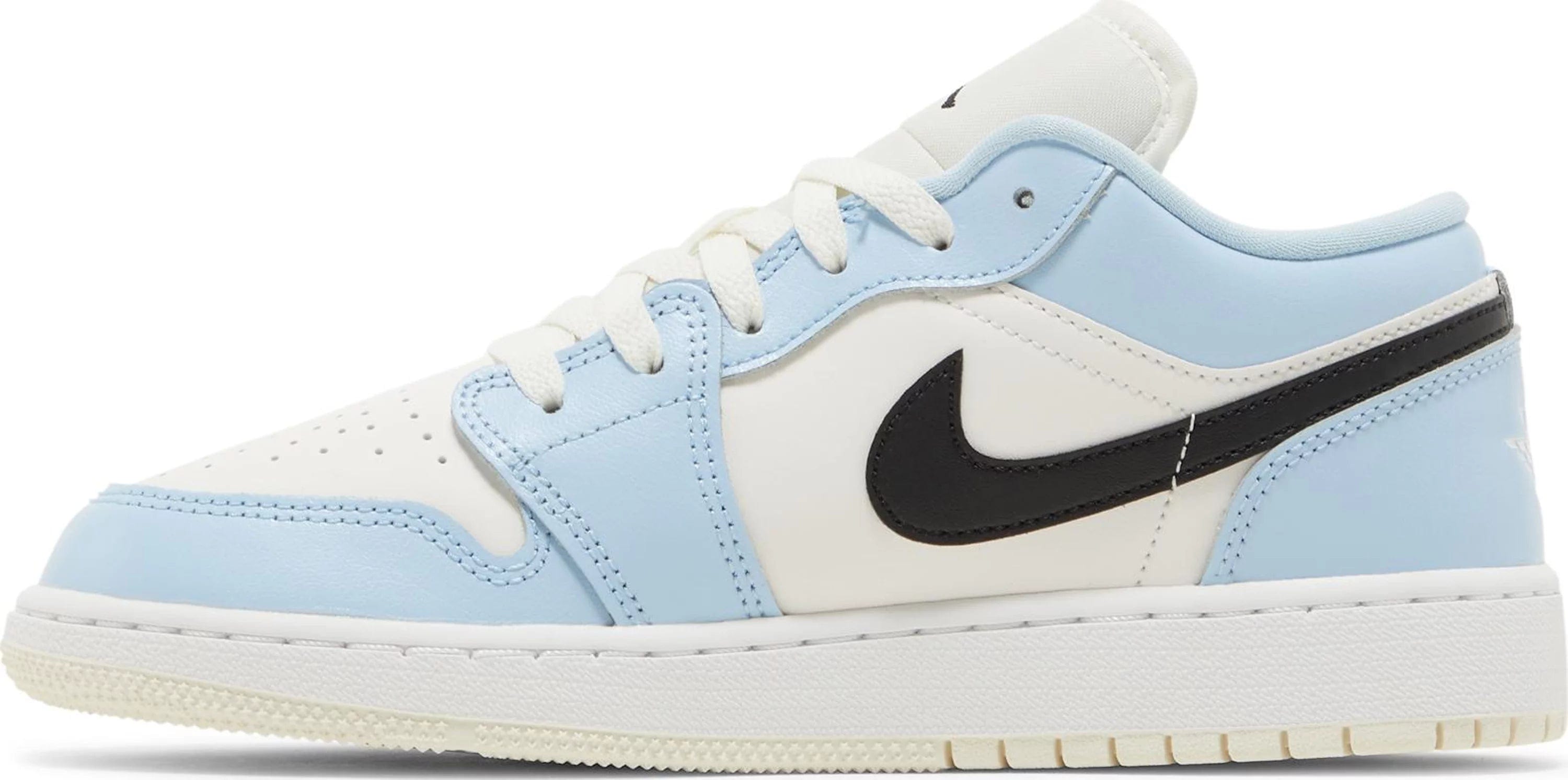 Nike Air Jordan 1 Low Ice Blue Black (GS) Women's