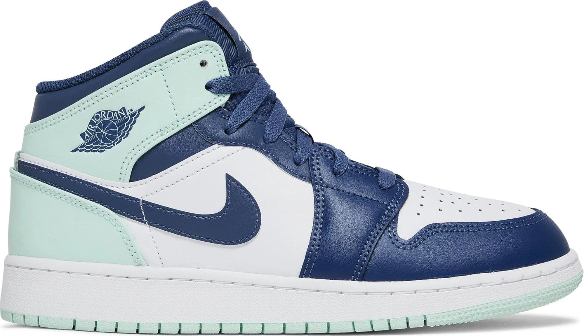 Nike Air Jordan 1 Mid Blue Mint (GS) Women's