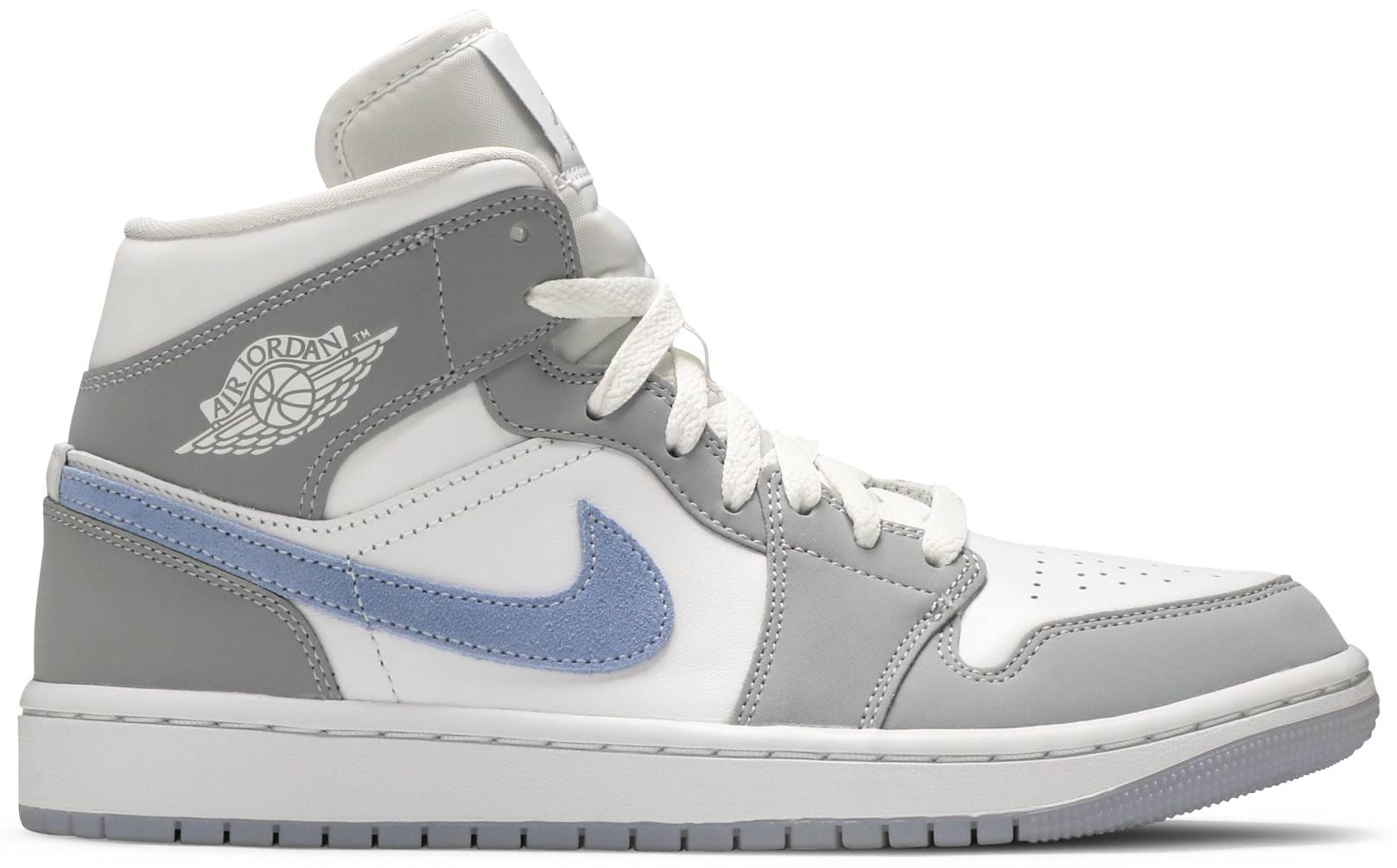 Nike Air Jordan 1 Mid Grey Blue Women's