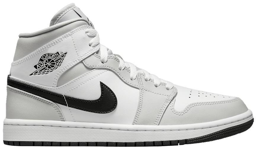 Jordan 1 hotsell white black swoosh