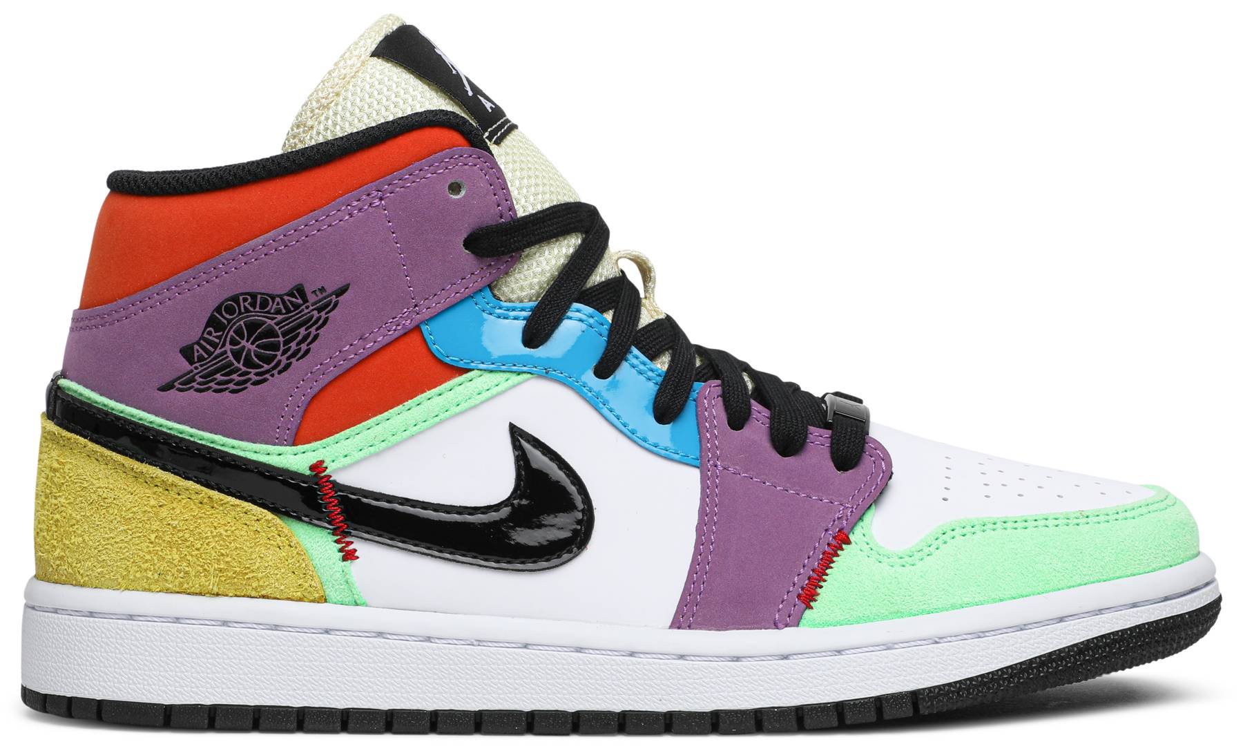 Nike Air Jordan 1 Mid SE Multi-Color Lightbulb Women's