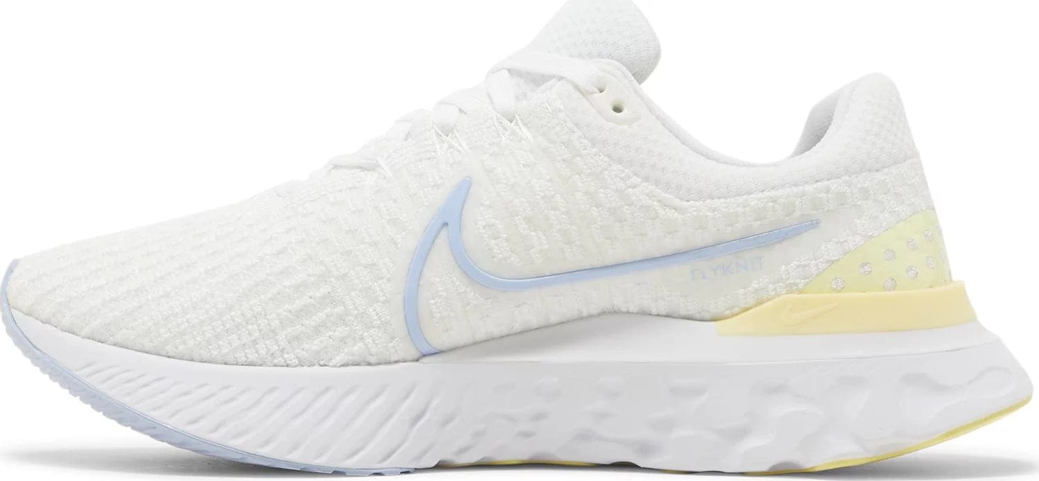 Nike React Infinity Run Flyknit 3 White Violet Citron Tint Women's