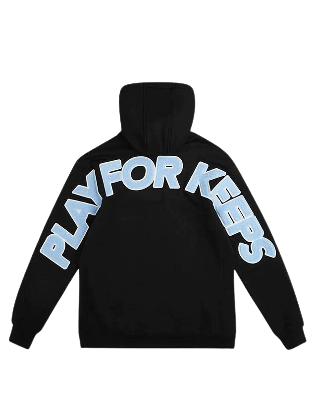 GEEDUP PLAY FOR KEEPS 'BLACK UNC' HOODIE