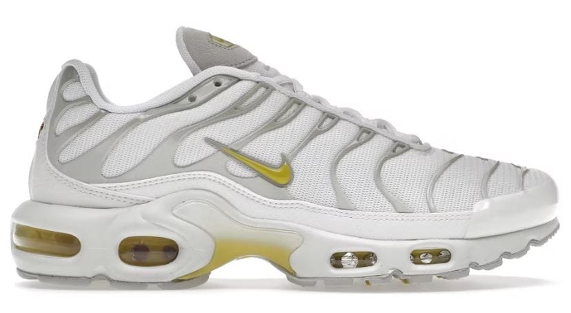 Air max plus gs outlet tn white metallic gold