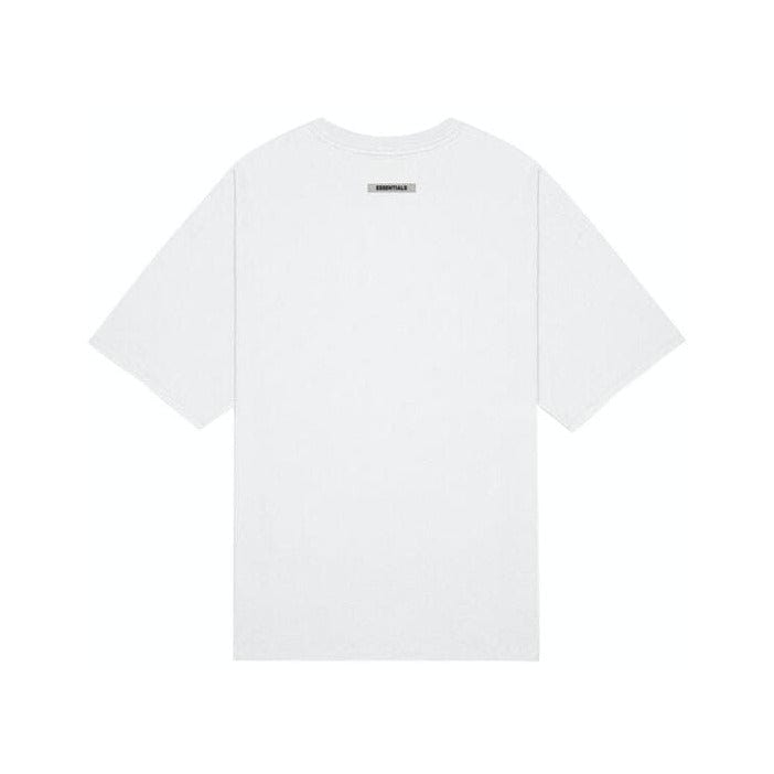 FEAR OF GOD ESSENTIALS 3D Silicon Applique Boxy T-Shirt White