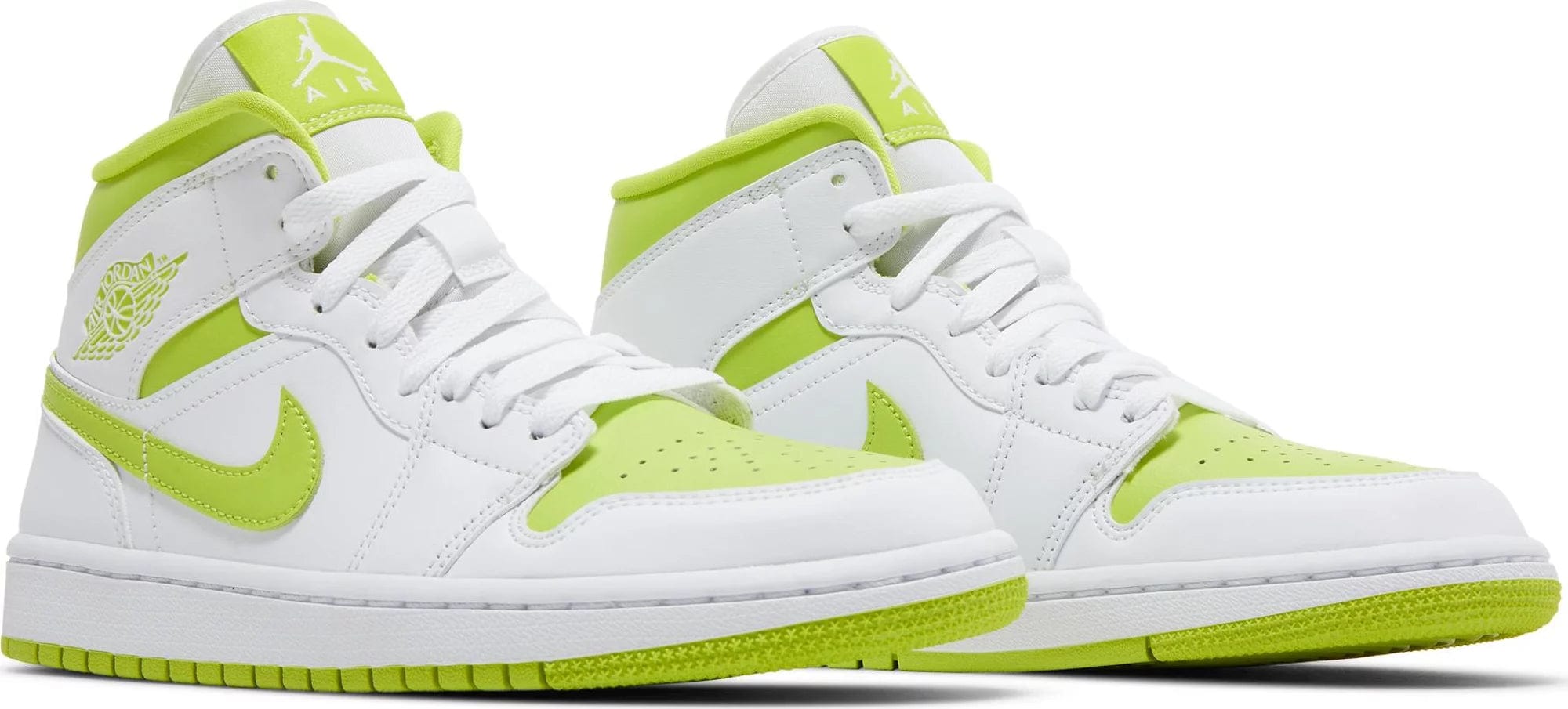 sneakers Nike Air Jordan 1 Mid White Lime Women's
