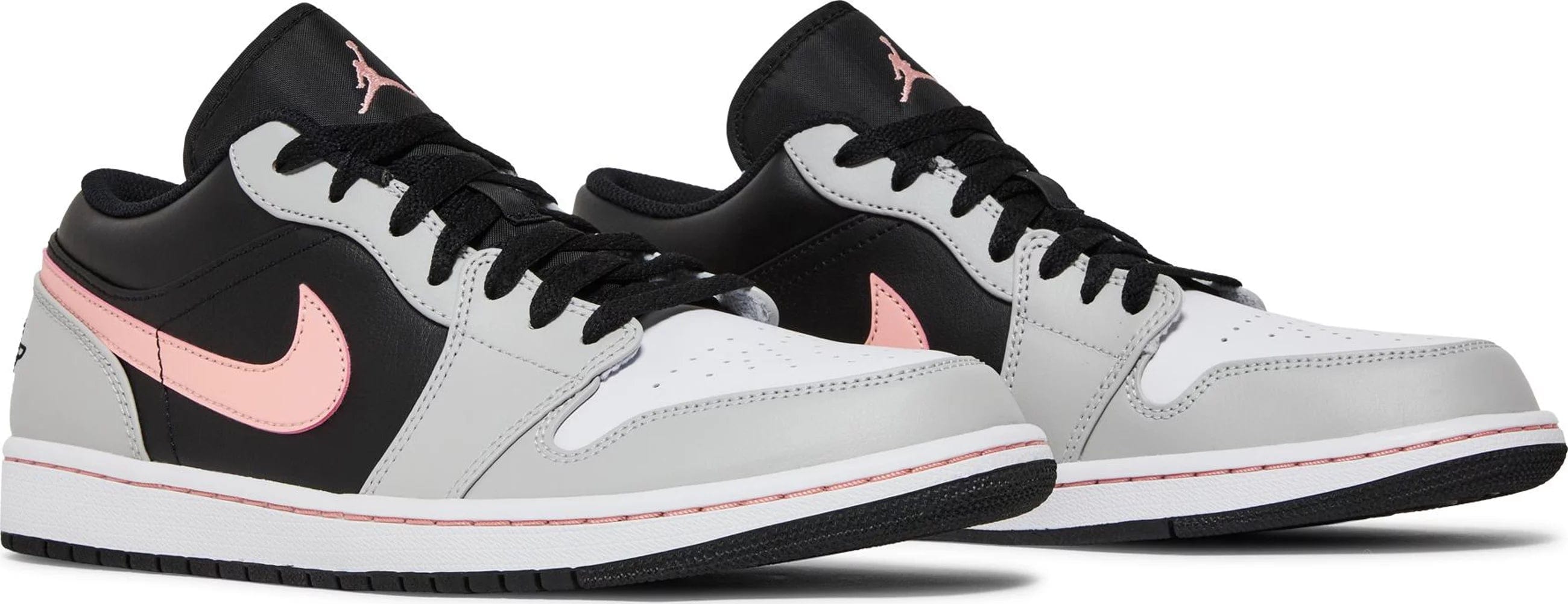 Nike Air Jordan 1 Low Black Grey Pink Men's