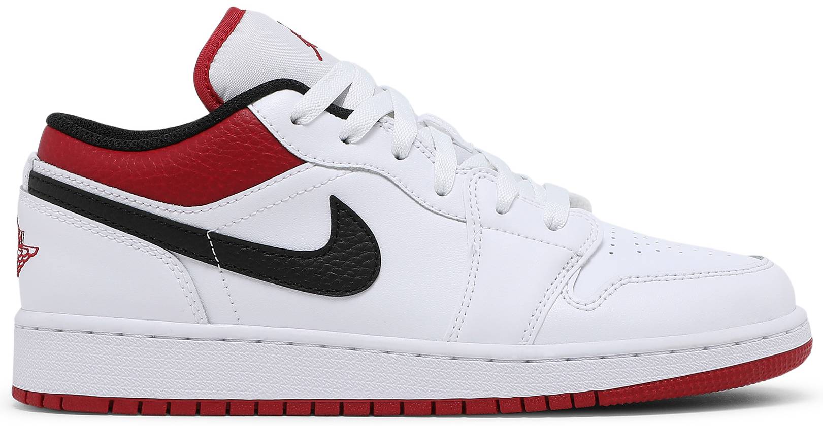 Nike Air Jordan 1 Low GS White Gym Red (GS) Women's