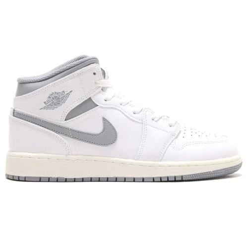 Nike Air Jordan 1 Mid Neutral Grey (GS) Women's