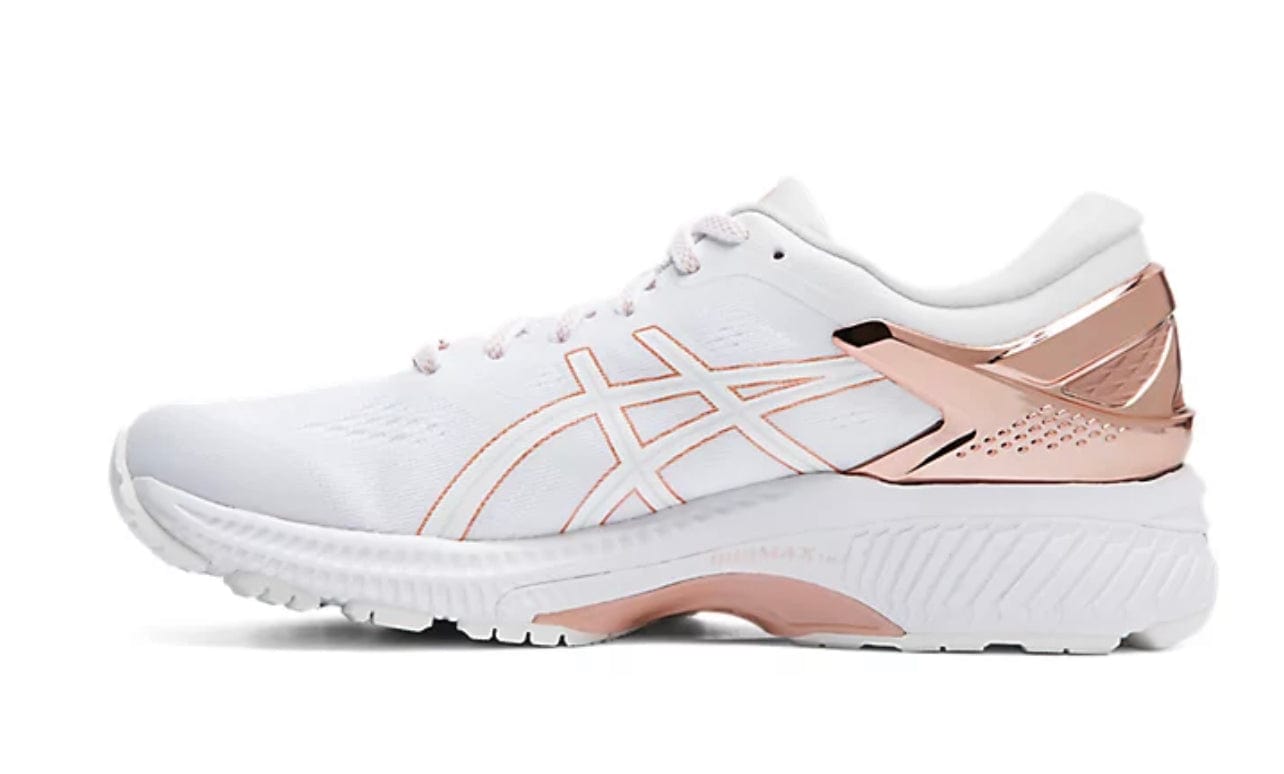 Asics kayano hotsell womens rose gold