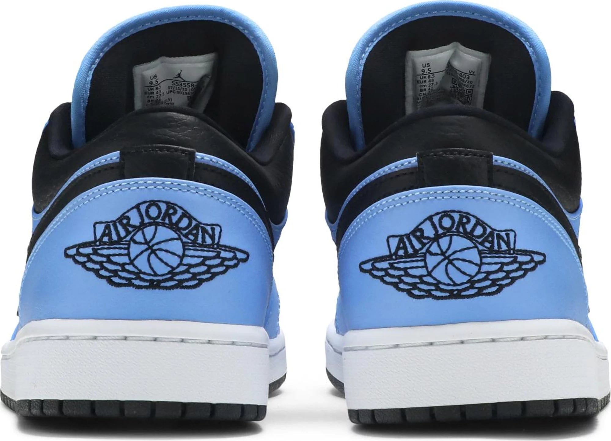 sneakers Nike Air Jordan 1 Low University Blue Black Men's