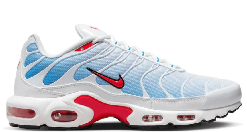 sneakers Nike Air Max Plus TN White Red Blue Tides Men's
