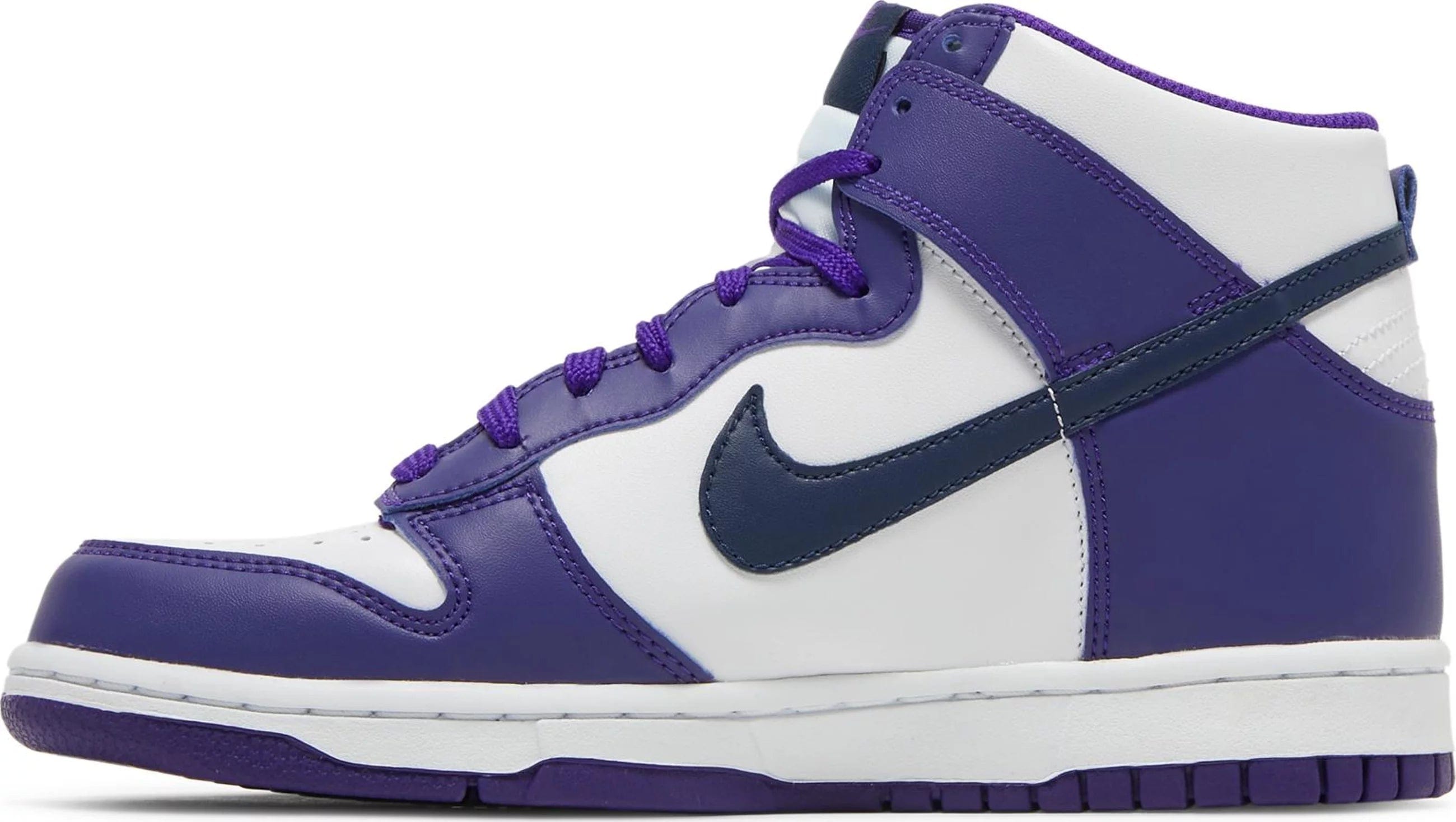 sneakers Nike Dunk High Electro Purple Midnght Navy (GS) Women's